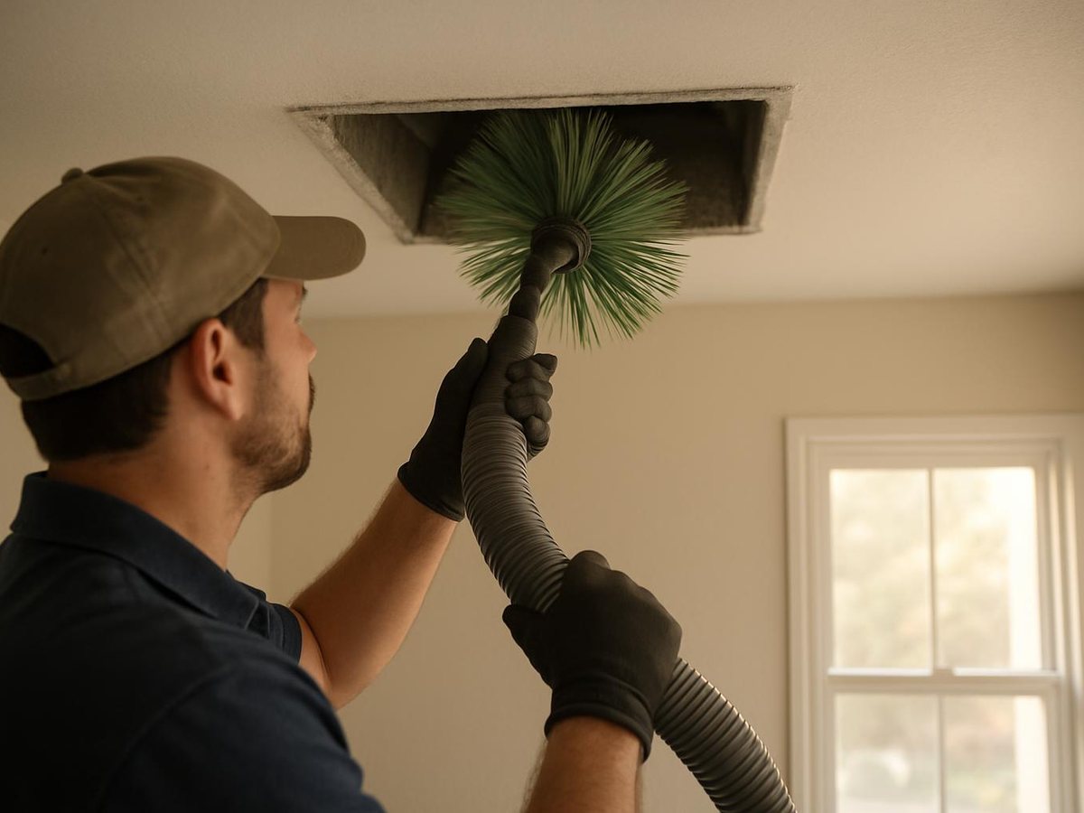 Bright Ridgeway Air Duct Services work in Houston